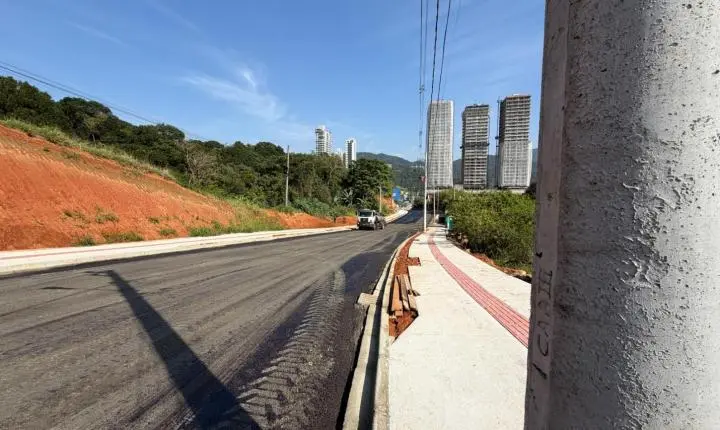 Obras do Binário da Praia Brava entram na reta final