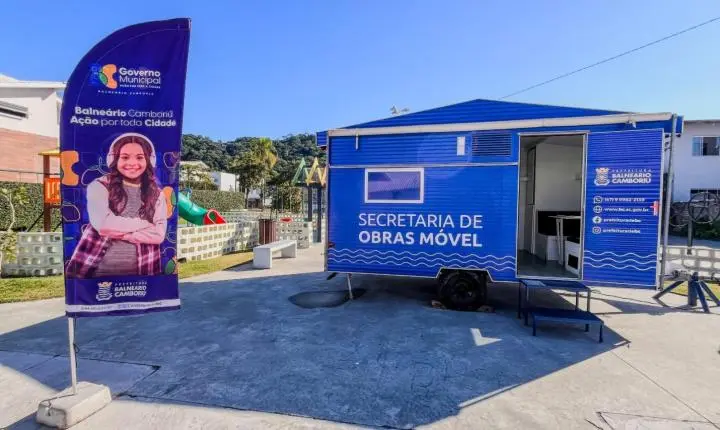 Obras Móvel de Balneário Camboriú atende no Parque Bandeirantes na próxima semana