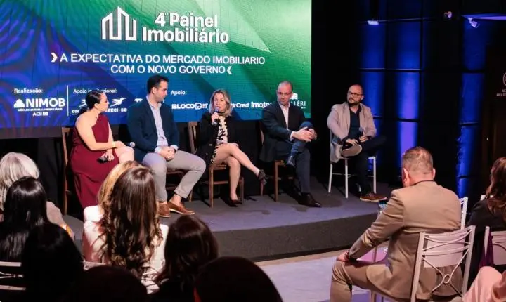 Painel NIMOB 2026 reúne as principais lideranças para debater o futuro econômico e imobiliário de Itajaí