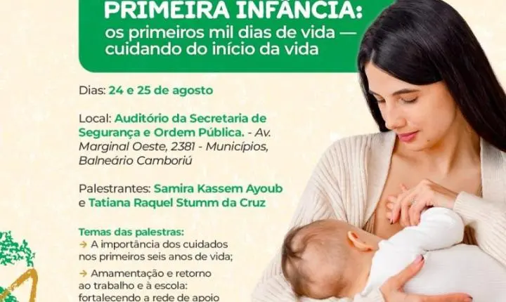 Palestras alusivas ao Agosto Verde e Dourado iniciam nesta segunda-feira em Balneário Camboriú