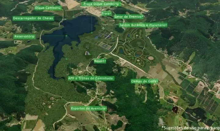 Parque de R$ 95 milhões pode impulsionar valorização imobiliária de 20% em região de Camboriú