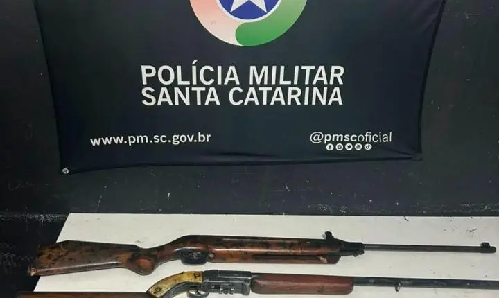 Polícia Militar apreende quatro armas de fogo durante cumprimento de mandado de prisão no bairro Campeche