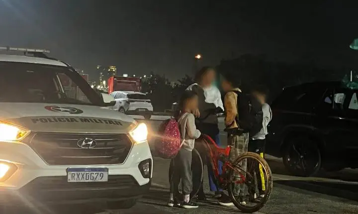 Polícia Militar localiza três crianças desaparecidas em Itajaí 