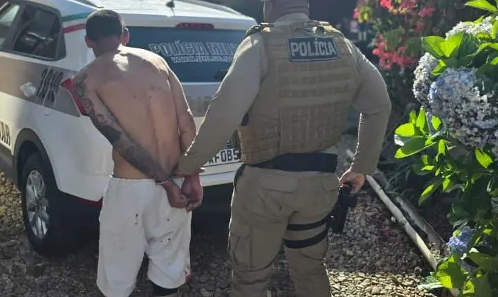 Polícia Militar prende autor de furtos após buscas ininterruptas em São João Batista