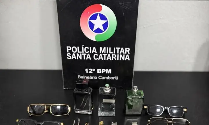 Polícia Militar recupera relógios e outros objetos furtados em condomínio de Camboriú