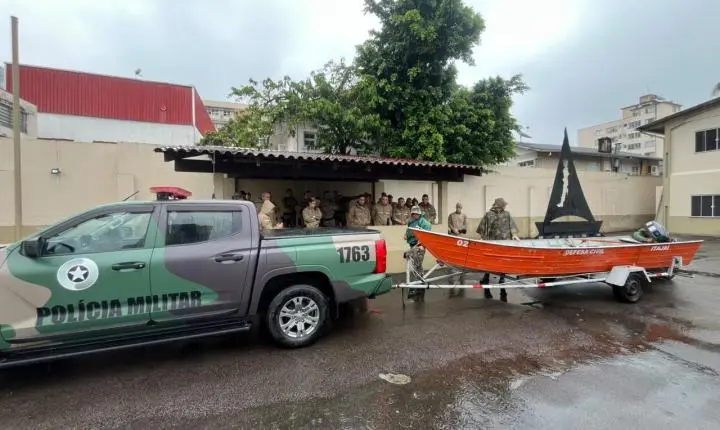 Policiais militares do 3º CRPM participam de instrução de resgate em inundações e enxurradas