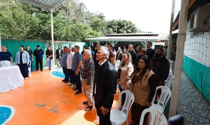 Prefeitura de Camboriú assina Ordem de Serviço para reforma da Escola de Campo Adolfo Ovídio Coppi