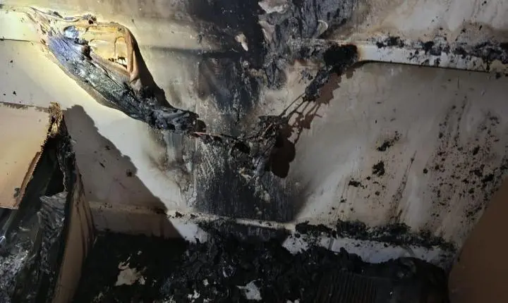 Princípio de incêndio na Escola de Educação Básica Alcuíno Gonçalo Vieira em Camboriú 