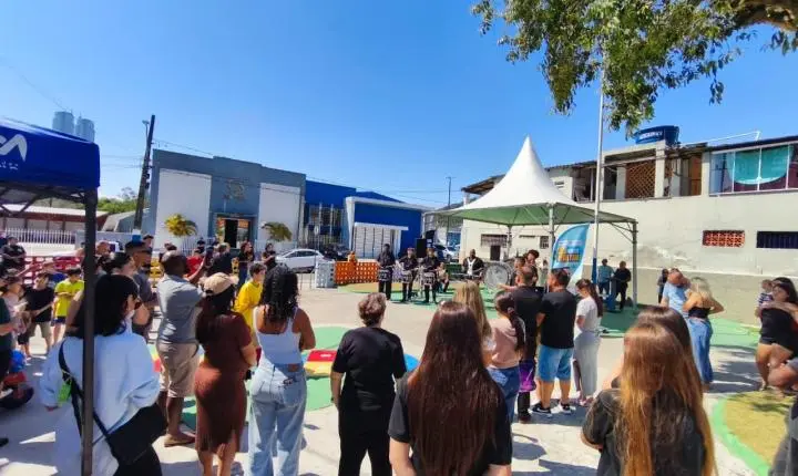 Programação cultural movimentou Praça Marli Soares, no Bairro São Judas Tadeu