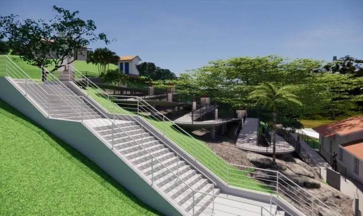 Projeto final da rampa de acessibilidade da Capela Santo Amaro é apresentado