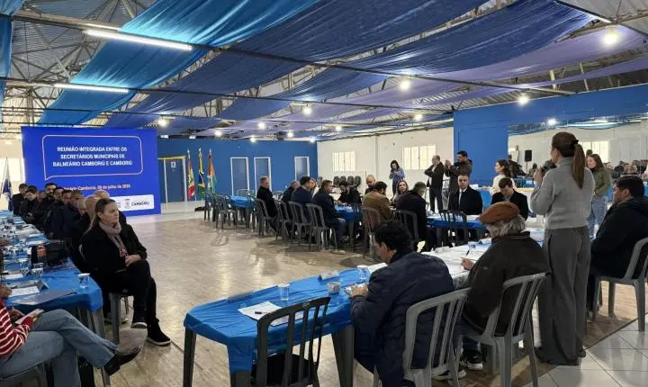 Reunião entre secretários municipais reforça integração entre Balneário Camboriú e Camboriú