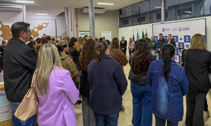 Sala Lilás é inaugurada em Balneário Camboriú e integra ações do Grupo de Proteção à Mulher