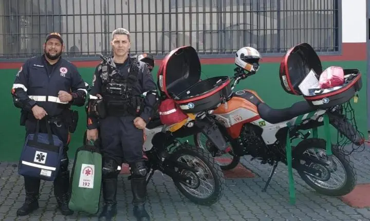 SAMU de Balneário Camboriú registra 18 atendimentos com novo modelo de atuação das motolâncias no fim de semana
