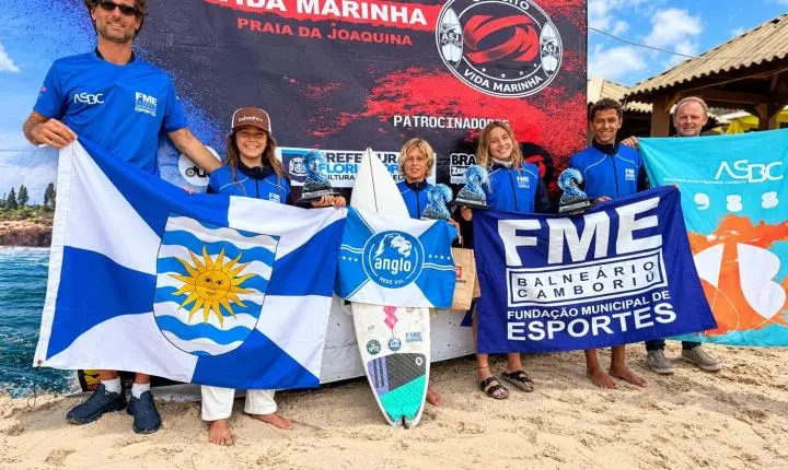 Surf de Balneário Camboriú conquista quatro pódios em etapa estadual na Joaquina