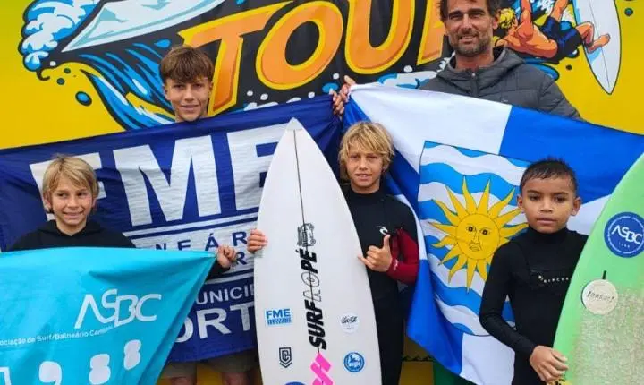 Surfistas de Balneário Camboriú avançam em competição de base em Imbituba