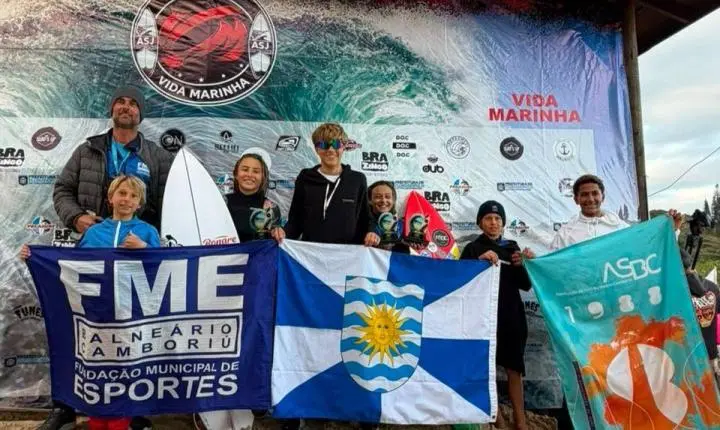 Surfistas de Balneário Camboriú chegam a quatro finais em etapa do Circuito Catarinense