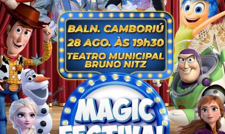 Teatro Bruno Nitz recebe espetáculo “Magic Show” nesta sexta-feira